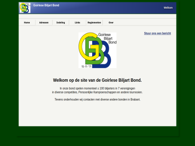 100 7 bericht biljart biljarter bond brabant competities contact diver goirles index kampioenschapp momentel onderhoud onz person sit spel stur teven tournooi veren welkom wij