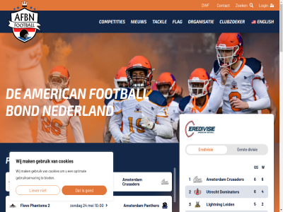 00 1 10 11 12 13 14 2 20 2026 24 26 3 4 5 6 7 9716bl a aankom aanmeld actie afbn all american amsterdam april are arnhem bedumerstrat bekijk bied bond clubnam clubzoeker commander competities contact cookies crusader divisie dominator dutch dwf eerst elkar emailadres english eredivisie falcon februari flag flevo football gebruik gebruikservar giant goed gridiron groning gs hague hebt huis hyena info@afbn.nl instagram kampioen kop krijgt laatst lat leid lelystad liever lightning lion login logo maart mak media mei nederland nieuw nieuwsbrief ongeslag onz open optimal organisatie out panther partner phantom positie post privacy programma recent reger reserved right s scout social spijkenis start tackl team tegenover the try try-out twed twee u20 uitslag utrecht volg vorm w we wedstrijd weekend wij zien zoek zondag