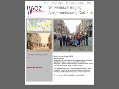 amstelveenseweg artikel feestdag klik koopzondag officieel opgericht opricht oud oud-zuid rout stadsblad tip veilig welkom winkeliersveren zuid