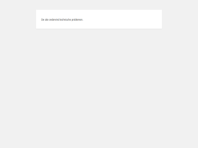 ondervind problem sit technisch