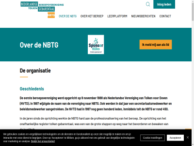1988 1997 2025 2026 28 450 7071 9 aangetrok accepter achtergrondinformatie administratie afk akkoord algemen all analys anneloes aov april aukj automatisch bart basis begrijp behartigt bekijk belang belangenbehart belangrijk belangstell beleid beleidsmedewerker bemiddelingsbureaus ber beroep beroepscod beroepscodes beroepsgerelateerd beroepsgroep beroepsveren bestat bestur bestuurslid betrok bevorder bevordert bewaakt bewak bezig bied biedt bijdrag blad bloemer boersma bog boogaard brakel breng buitenhek bundel bureaucoordinator by carola charlot clarissa collectiev collectiviteit communicatie competentieprofiel contact contactperson cookie cookie-instell cookies crasborn creeert crer cruciaal daarnaast daarom daartoe daniell del den dergelijk dienst dierenriem dik dinek directeur disclaimer diver doelgroep doetjes donateur doofblind dov dove/slechthorende drag drie duidelijk dur duurzam e e-mail educated educatie een eerst efsli elewout eling elisa elkar elseliek elz en erkenn ervar ervor esther european expertis extra faber faciliter financieel financiel finya forum freelanc functionaliteit fundamentel ga gebarental gebruik gedacht gedrag geeft gefinancierd gematigd geregistreerd gericht geschiedenis get gev gevarieerd gevormd grag gratis groei groeit grot grotendel hal hard hart hel helden hen hermes het honderd horend houdt hubner ieder individu individueel individuel info@nbtg.nl ingewikkeld inhoud inlog inmiddel instell interactie interessant interpres interpres@nbtg.nl interpreter j jar jij job jochems joyc juli kader kennis kennisuitwissel ker klant klik kop kracht kramer kwalificaties kwaliteit lat lauguag led leerplatform leeuw leuk lid louisa maand maes magazin mail mak mal mariek marijk marja market marlous maud mee meest meld mens menselijk merlin mink mirjam mirtro missie moes mog mogelijk monica muller nam nascholingsworkshop nathalie nathaly natur nauw nbtg nederland nem nen netwerk ngt nicol niel nieuw nieuwsbericht niveaus noodzak november nvtd o o