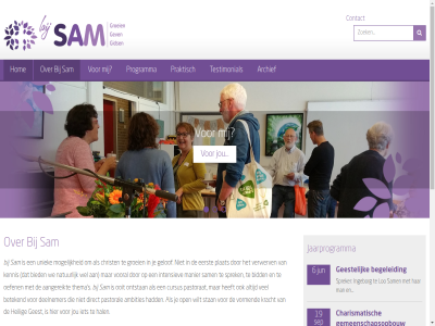 -29 1 19 2 2026 27 3 3995 6 aangereikt ambities archief begeleid bestebreur betek bid bied cerium charismatisch christ contact copyright cursus deelnemer direct dz eerst empatisch geest geestelijk gelof gemeenschapsopbouw groei had hal heilig hom hout ingebord intensiev jaarprogramma jou jun kant kennis kracht les loo luister lydia maart manier mogelijk mrt natur oefen ontstan ooit open opstandingskerk pastoral pastorat plat praktisch programma s sam secr@bijsam.nl secretariaat sep sprek spreker stan testimonial thema uniek verder vermeul verwerv vooral vormend we weekend wel wilt wim