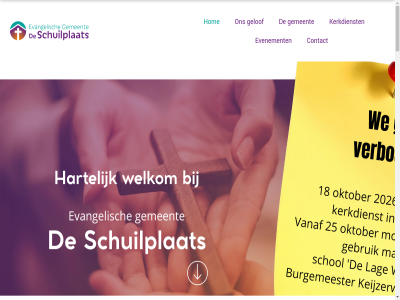 -29414401 06 10.00 12 13 2026 3351 50 activiteit agenda at bekijk belev bom boodschap contact des dienst eig elk evangelisch evenement ga gelof gemeent god grag gvanwijk@schuilplaatspapendrecht.nl hart hom impul informatie inhoudt jezus kanal kerk kerkdienst kom krenkt lang les leven lied liv livestream mooi natur ontwerp onz optred overzicht papendrecht realisatie samenkomst schitter schooldwarsstrat schuilplat spreuk telefon terug uitgesteld uitgezond uur vanuit verlang vertell vervuld verwacht volg waarop we websit welkom youtub zondag zondagmorg