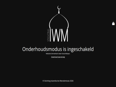 2026 beschik binnenkort download ingeschakeld islamitisch jaarverslag onderhoud onderhoudsmodus stichting websit wer wereldmissie