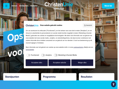 1 17 2 2026 3 4 6 8 aanmeld aanpak accepter advertentiepartner advertenties analytic anbi april arj bekijk bestur betrok bijbel bijzonder blijf blijv bloei burgemeester chaos christenunie christenunie.nl combiner constructief contact cookies cookieverklar daarbuit dankzij del dien dienst doe dorpsgenot elk fractie functies functionel gan gebruik gebruikt gedan geeft geinspireerd gelof gemeent geopend gift god goed help hom hoogt ieder impact informatie ingrid inhoud intrek jij johan klas komt kunt laatst landelijk led les lez lid lijsttrekker lokal mak market media media-functies mediathek mee meld men mens met micha moes mogelijk moment mussel nem netwerk nieuw nieuwsbrief onstwed onthoud onz opdracht opleid opstan overzicht periodiek personaliser plann politiek privacybeleid privacyverklar programma rad recht resultat sam samenlev scherp schreeuw selectie sit slag slot social sta stadskanal stan standpunt statement sterenborg steun tamsma technologieen toegank toestemm toestemmingsvenster twan vanuit verantwoord vergelijk verker verkiezingscampagn verkiezingsprogramma versimpel vertrouw verzameld vindt voorkeur voortan vrij vrijwilliger waarder waarin wal we websit weiger werk wethouderskandidat wij wijzig will word zoek zorg