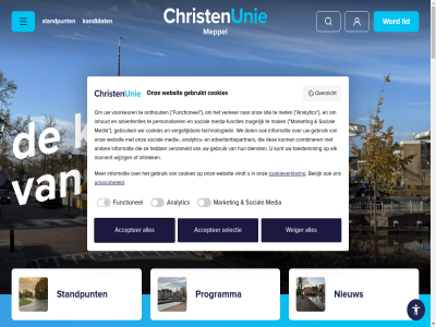 2 3 4 aanmeld aansprek accepter advertentiepartner advertenties analytic anbi andersom bekijk besluit bestur blankensteinweg blijf blijv bos bos-kuiper burger christenunie christenunie.nl combiner constructiev contact cookies cookieverklar daarbuit dankzij del dialog dienst doe eerlijk elk elkar fietspad fractie functies functionel gebruik gebruikt geesk gelov gemeent geopend gert geschap god grot handelt hart help hom hoogt impact informatie inhoud international intrek inwoner jelly jij kandidat keuzes kiez klok kot kracht kuiper kunt laatst landelijk led les lez lid lijsttrekker lokal luistert mak market media media-functies mediathek mee meld men mens meppel met mogelijk moment naast neemt nem netwerk nieuw nieuwsbrief ogterop onthoud onz open opleid opnieuw overzicht periodiek personaliser plann politiek privacybeleid privacyverklar programma raadslid resultat rob sam samenlev schepping selectie sit sluit social stam standpunt stevig technologieen toegank toestemm toestemmingsvenster verbind vergelijk verkenn verker verkiez verkiezingscampagn verkiezingsprogramma vervoer verzameld vindt voordat voorkeur vrijwilliger vrouwendag war we websit weiger werk wij wijzig will won word zetel zichtbar zoek