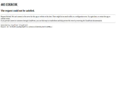 403 and b7xml0kfj5gxangzxbpmy7zs be bjhbasxx2cgbvr29yiraktsnu0mnw by can cloudfront content could customer documentation error find generated help id if not prevent provid request review satisfied step the this through to troubleshot you