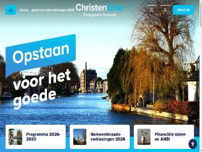 -2030 17 2026 6 8 aanmeld aanpak all anbi bedankt beedigd bestur bijbel blijf blijv bloei bodegrav chaos christenunie christenunie.nl commissieled commissielid contact contributie cookies daarbuit dankzij dien doe dorp els erkenn financiel fractie gan gebedsbijeenkomst gedan geeft geinspireerd gelof gemeent gemeenteraads-verkiez gemeenteraadsverkiez gemeenterad geopend gift god goed help hom hoogt hortus ieder impact jij johan kalkman komt kring kringloopwinkel laatst landelijk langelar led les lez lid lokal maart mak mark mediathek mee meld men mens micha naambord nem netwerk nieuw nieuwsbrief nldoet noort oliwkiewicz ontvangt onz opdracht opleid opstan periodiek plann poetst politiek populus privacyverklar programma raadslid recht reeuwijk resultat ruimt sam samenlev schreeuw sta stan stat tek tijden toegank toestemmingsvenster tom verantwoord verkiez verkiezingscampagn verkiezingsprogramma versimpel vertrouw vrij vrijwilliger waarder waarin we werk wij wijn will word yvonn zak zoek zorg
