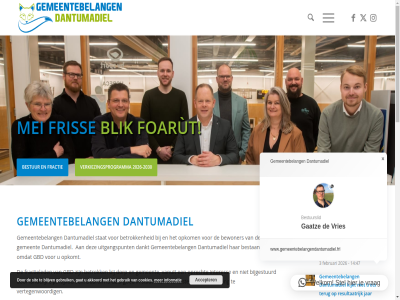 -2030 10 14 15 2025 2026 21 23 3 30 42 47 9 aankond accepter actief actueel af akkoord algemen anbi behoud belang bereik bestaansrecht bestur bestuurslid betrok bewoner bijgestuurd blijv blik cc cookies daarbij daarom dankt dantumadiel disclaimer doorzet dorp dorpvertegenwoordiger duurzam east elev energie februari fnp foarùt found fractie fractieled fris fryslân fusie gat gbd gebruik gemeent gemeentebelang goed grag historie houdt informatie initiatiev interes jan januari jar jouk kiest kijkt kleinschal klik landelijk ledenvergader les lid luister mei memorabel moment nieuw noard noard-east norm not november ondernemersklimat ondersteunt ontwerp oog open opkom opkomt oprecht oud overbod partijkoers phon poll postma privacy realisatie regel resultaatrijk sit sitemap skouderklopkes stat stel terug trot uitgangspunt uitstek vanuit verkiezingsprogramma verruilt vertegenwoord voorstander vooruitgang voorzien vorm vrag waard welkom werkklimat won word www.gemeentebelangendantumadiel.frl wâldse zoek zoekinvoerveld zondagsopenstell