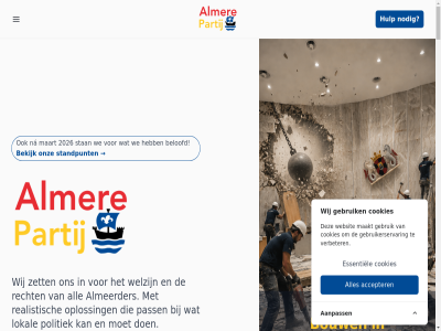2026 aanpass accepter all almeerder almer bekijk beloofd bouw by colofon contact cookies copyright dienstverlen disclaimer echt elk energie essentiel financien gat gebruik gebruikerservar gieter groen hom hulp leefbar legal lokal maakt maart menu na nem nodig onderwijs onz open oploss participatie partij partijprogramma pass politiek powered prijs privacy realistisch recht renover ruimt s solution stan standpunt thema ver verbeter vertrouw we websit welzijn wij wijk zet