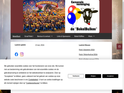 -2027 07 13 2025 2026 aanmak accepter activiteit afwijz agenda akkoord algemen analyser beschrev bestur bokel bokelbal bokelbulkes bokelstart contact contactpagina cookie cookie-instell cookiebeleid cookies cookievoorkeur cv download elk essentiel februari foto functioner gat gebruik gebruikmak gebruikservar graf i instell kalfkes kindercarnaval klik kunt laatst link mailadres mei moment mor niek niet-essentiel nieuw onz opkomst persbericht policy privacy programma s secretariaat@bokelbulkes.nl sit soepet sponsor tetterfestival toestemm updat verbeter verslag voorkeur we websit websiteverker wijzig zoal