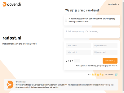 2026 250.000 50 9.4 algemen all beher bemiddel brengt copyright deal dienst doel domeinnam dovendi elkar gegeven goed grag interes international invull kop koper nam nederland offert ontvang partij privacy radost.nl recht review ruim verklar verkop verkoper verstur via voorbehoud voorwaard vrijblijv we