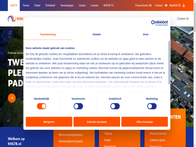 -2028 01 1 1.600 10 150 18 1899 2 20 2020 2024 2025 2026 25 27 3 4 5 6 650.000 7 8 844.000 9 aanpass aansluit aanwez actueel advertenties akkoord algemen all allen analytisch anderzijd app april artikel aspect ban barrett basis beachtennis behoud bekend bekijk belang belangrijk bepal bereid bereik beschik beter betrek beweg bijdraagt binn blij blijv bond bouw centra cijfer combiner communicatie contact cookies cookiestatement copyright cup daarom davis deelnemer del detail direct disclaimer doorbrak e e-mail editie eerst eind enerzijd enorm eredivisie ervan ervar essential evenement ey facebok financiel fit functionel ga gan garros gat geadviseerd gebruik gebruikt gegeven geldprijz gepersonaliseerd geregistreerd gezond goed grot hallenplan hard her hiermee holland hoofdmenu hoofdsponsor houdt iederen indoortennislandschap informatie inhoud inkoopvoorwaard inschakel instagram interesses jaarlijk januari jar jeugdspeler jouw juli kamer kennis kiez knltb knltb-publicaties knltb-veren knltb.nl knopp konink lat lawn lerar les levensjar libema lid maakt maart mail mak market mei mens menu met mid middel mijnknltb miljoen missie mooi n nederland next nieuw nieuwsoverzicht noodzak officiel omarm onbezorgd onderstaand ondersteun ondersteund ongever onlin onz open opgericht organ organisatie over overkoepel overzicht padel padelactiviteit padelsport padelveren partner pass passatennis per pickleball pickleballclub pickleballsport plek politiek populair presenter privacy publicaties recent regel roland roland-garros rt ruimt sam selectie server servic sind slan smer specialist spel speler sport sport-essential sportbond sporter sportveren staatsloterij stagemog statement statistisch sted steunt strategie surfgedrag teamnl techniek tennis tennis- tennissport teven tijden toekomstbestend toestan toestemm toestemmingsselectie ton total tv twed uitgelicht uitgevoerd vacatures vanaf verbeter veren vergelijk verschill vertegenwoordiger verzorg via vind vlag voeding voorkeur vor vrag