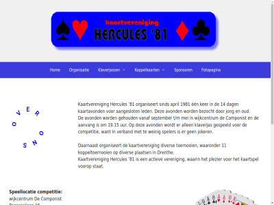 0592 11 14 15 19.15 1981 2026 408050 81 9402 aangeslot aanvang actiev allen april ass avond bezocht competitie componist daarnaast dag diver drenth een fotopagina ga gebouwd gehoud generatepres gespeeld hercules hercules81 hom inhoud joker jong kaartavond kaartspel kaartveren ker klaverjas klaverjass koppelkaart koppeltoernooi led mei organisatie organiseert oud paganinilan plaats plezier september sind speellocatie speler sponsor stat t/m tel toernooi uur vanaf verband veren vh voorop waarin waaronder weinig wijkcentrum