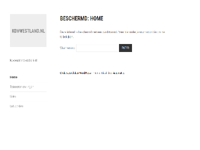 automattic bekijk beschermd blask hieronder hom inhoud kdvwestland.nl kdvwestland.webklik.nl lid link ondersteund ring spring tatoeer thema voer wachtwoord wordpres
