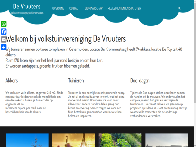170 250 48 70 74 aardappel akker allen beschik betrok bezig bied bloem bovendien burendag complex contact daarnaast dag deelakker del doe doe-dag doet education elkar email ervar extra facebok fijn fruit fruitbom gemaakt gemeenschap genemuid geteeld gezamen grag gras groent hand heerlijk hel help hobby hur informer inspirer jar kennis krommesteg led lidmaatschap locatie m2 maai maakt mail mogelijk moment motiver mouw nl nl-doet nooit onderhoud onderl ongever ontspann onz pak par per project reglement resultat rond ruim sam sind snel sta statut stek telt thema tijden top tuin tuinder tuinier tuiniert twee verbond verhur versterk verzorg volkstuinveren voll vruuter waardevoll waarin we webfee.nl welkom werk whatsapp wij wordpres ziet zorg