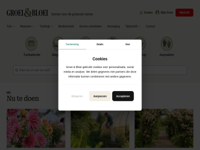 0 1 19 3 33 90 aanpak aanpass accepter activiteit analys april biodiversiteit bloei cadeau combiner contact cookies del detail ding doe gebruikt gegeven groei groen groenst informatie klimros kunt kwek lid magazin media mee moestuin moestuinchalleng ontvang oogst partner personalisatie sam snoeitip social t.w.v tijdschrift toestemm trakter tuin tuinhulp tuininspiratie tuinkalender tuinkluss veren we webshop weiger win word zoek