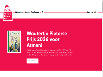 1 1051 11 11b 2022 2023 2024 2025 2026 39e aandacht actuel afgelop albatros all amsterdam anaconda annemarie april atman bart bekend bestur bestuursvoorzitter bibi bibliothek boek boekhandel breng cj contactgegeven debroey deelnam den derd ding dumon eerst en facebok gan gemaakt genomineerd gerson giphart goed goldewijk haering hag han hedy hield hiermee hom houd inspirer instagram jacques janss jar jij jong jury kempenaerstrat ker kerkhof kijk kinderboek kinderboekenmuseum klein konijntjes kro kro-ncrv kro.ncrv leerkracht les lessuggesties lestip lettertjes lezing li lis literatuurmuseum ludwig maakt main mark material media mei moeyaert ncrv nieuw nominatie nominaties nomineerd nomineert npo nporadio1 oever oorsprong opa per pieter postadres prijs querido radio rij ronald roverslieder shamisa slag smit snel social spreekbeurt st stichting stiekem t.a.v taalstat tak tijn titel tjibb toezend twaalf twed uitgegev uitgereikt uitgeverij updates vandag veldkamp verder vierd vijfd volbeda volgt voorzat vos wereld werkzam winn winnar wint wittenbol woutertj wpp@woutertjepieterseprijs.nl yorick zaterdag zes zoek zojuist