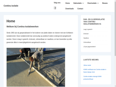 -10 06 073 10 1993 2013 5211112 53139568 5334 5530300 8 aangebracht aangedrev adres bovendien bv certificat contact continu continu-isolatie continu-isolatiewerk dak dakisolatie dikt doorgan download drukvast e eenvoud elk f geerd gegarandeerd gespecialiseerd gewenst gewicht hom hoofd hoofdinhoud ieder info@continu-isolatie.nl isolatie isolatiemortel isolatiewerk isoler jar komo laatst lag le lichtbeton m meerzijdigafschot mortel naadlos navigatie nieuw oktober onbrand ondergrond ontvangt plat praktisch productcertificat responsiv rof sind t them ultriso velddriel vloer vloerisolatie volg welkom wij