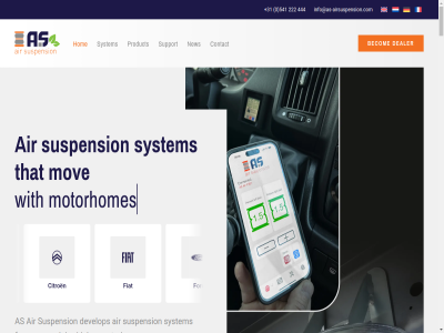 +31 0 20 2026 222 444 541 7575 air air-system and as at b.v basic basic-system becom blad camper certified citroen comfort commercial complet complete-system contact content control dealer designed develop edisonstrat every fiat for ford full greater hom info@as-airsuspension.com load menu mond motorhomes mov netherland new oldenzal product realization regardles smart smart-system specialized stability support suspension system that the tuv tuv-certified van vehicl vehicles with