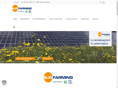 +49 10 12 120 15537 20 2003 2018 2019 2026 3 3362 350 59 700 88 agb agiert agri agri-pv agri-pv-projekt agri-robotik agri-solar all an anbau anlag anlagenpfleg ansass arrow artenvielfalt asset auch auf aufgebaut aus autonomer award batteriespeichern beginnt bei beim bereich berlin betreuen betrieb bietet biodiversitat bis bluhsat cookie cub d das datenschutzeinstellung datenschutzerklarung den denn des deutschland doppelnutzungskonzept dringender dual durch eigen ein eine-welt-zusammenarbeit einem einer eines einfach einschließlich end end-to-end-fahigkeit energieerzeugung energien energietragern energieversorgung energy entwickler entwicklung erfahren erfolgreich erfolgsbilanz erhoh erkner erneuer erneuerbar erneuerbarer europ europa europas eurosolar extensiv facebok fahigkeit finalist fod fordern forward fossil fuhrend fuhrender fur ganz gehor gehort gesamt geschaftsbereich gestalt gewahrleist gewerblich gewinnt glob gmbh greentec gren group großt hat heut hin hoh hoher hom ihr im impressum info@sunfarming.de innovativ integriert intersolar investor ios ist jahr juni karrier kontakt landnutzung landwirt landwirtschaft landwirtschaftlich landwirtschaftlichem lebenszyklus liefern linkedin login losung management marktfuhrer marz maßgeschneidert mehr meld mit mitglied modulreinigung mw nachhalt nachhaltigem new newsletter nicht nicht-fossil oko oko-solaranlag onshor onshore-windpark partner partnerschaft pfleg photovoltaik photovoltaik-projekt photovoltaikanlag plattform preisgekront privat privatkund produzier professionell project projekt pv pv-anlag pv-login qualitatssystem realisierung referenz relation rendit repower resilient robotik rund sach sauber schafbeweidung seit servic serviceteam sich sicher sicherer sie sitemap solar solar-pv-projekt solaranlag solarpark sowohl stark steigend stellenangebot strom stromerzeuger strompreis sunfarm sunfarming.de to top trag training treff uber uberwachungssystem uhr um umgesetzt umweltschon unabhangigkeit und unserem un
