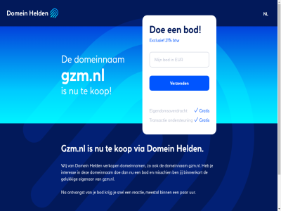 0 2026 21 all binn binnenkort bod btw doe domein domeinnam eigenar eigendomsoverdracht exclusief gelukk gratis gzm.nl held interes jij kop krijg meestal misschien nl ondersteun ontvangst par reactie recht snel transactie uur verkop verzend via voorbehoud wij