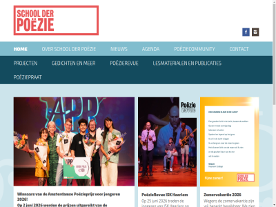 +31 1015 2 20 2026 239 25 3307817 agenda algemen amsterdam beperkt bereik contact drie dt facebok feestelijk footer gan gedicht geldprijswinnar grag haarlem hom info@schoolderpoezie.nl inhoud inschrijv instagram isk jonger juni jury les lesmaterial m main menu navigation nieuw nieuwsbrief nieuwsbriev oba overslan poezie poeziecommunity poezieprat poezieprijs poezieprogramma poezierevue prijz prinsengracht project publicaties s schol schooljar second show telefon theater tijden toneelschur trad uitgereikt voorwaard we wegen wer werd wij winnar zien zomervakantie