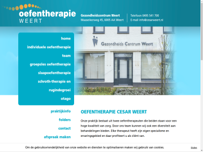 -12.00 -541700 /contact.html 0495 19.00 1985 45 541 6005 700 8.00 9.00 aa aanbod aanvull afsprak basisverzeker behandel behandeltraject beid bereik bestat beweeggedrag bied biedt cesar cesarweert.nl cesarweert.nl/contact.html chronisch client contact contactformulier control cookies dienst diver diversiteit e e-mail eig elk email ervaringsgebied folder garander gebruik gebruiksvriend gesned gevestigd gezond gezondheidscentrum goed gratis groepsles grot hog hom individuel info@cesarweert.nl klacht krijg kunt kwalitatiev kwaliteit maandag maaseikerweg mail mak mat medical naast naschol oefentherapeut oefentherapeutisch oefentherapie onz openingstijd optimaliser osteoporos otago overgangsoefentherapie parkeergeleg person praktijk praktijkinfo profiteert rugindegroei schroth schroth-therapie scoliosebehandel sind sindsdien slaapoefentherapie sluit specialism stan stramproy t/m taping team telefon terecht therapeut therapie tijd twee uitgegroeid uur vall valpreventie vel vergoed verled voldoend volgen vrijdag we websit weert werkervar wij zaterdagocht zorg zorgnet zorgverzeker