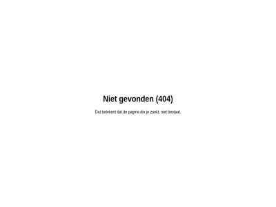 404 bestat betekent gevond pagina zoekt