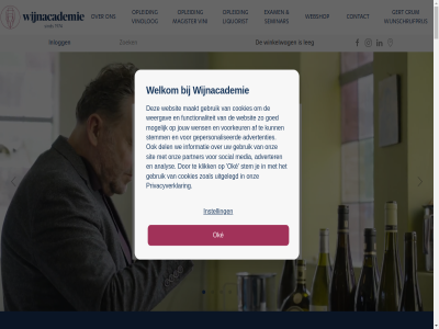 088 09.00 1 10 11.00 15.00 2021 2026 3705 50 6009600 a aartsbisdom advertenties adverter af all am amersfoortseweg analys bar begrip beton contact cookies crum del dijnselburg disclaimer donderdag eerst event exam examen functionaliteit gebruik gepersonaliseerd gert gj goed hoogt horecabranch i info informatie inlogg instell jar jouw juli klik landgoed leg leslocatie liquorist locatie maakt maandag magister media meld mogelijk nieuw nieuwsbrief nieuwtjes not oke onlin onz opleid partner privacy privacyverklar reglement rijnsweerd robot rout schrijf secretariaat@wijnacademie.nl seminar september sit social stem stemm t/m tuss uitgelegd uur vanaf verder verhuist vini vinolog vinologenopleid voorkeur voorlicht we webshop websit weergav welkom wens wes wijn wijnacademie wijnonderwijs wijnschrijfprijs winkelwag zeist zoal