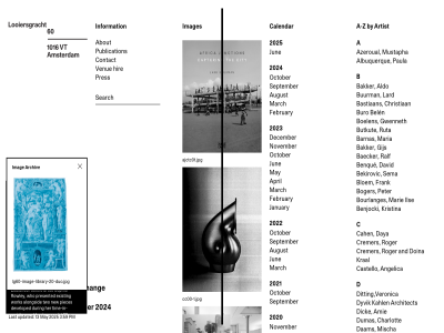 13 19 20 2017 2020 2021 2022 2023 2024 2025 25 3 59 60 a a-z about aj01.jpg ajctc01.jpg albuquerque aldo alongsid amie an and angelica announcement april architect archiv artist at august azeroual b baecker bakker barnas bastiaan bekirovic bel benjocki benque bloem boelen boger bourlanges buro butkut buurman by c cah calendar castello cc00-1.jpg chang charlot christiaan contact cremer d dam david day daya december developed dick ditting doina dumas during dyvik e edition event exhibition exist f fall february fil fill for form four four-day frank g german german-new gijs gwenneth h held her hir i ils imag images information installation ix j january july jun k kahl kral kristina l lard last lg60-image-library-20-duo.jpg looiersgracht m ma major march maria marie may mischa multidisciplinary mustapha n new ninth november o october open our p paula performanc peter pieces pm pour pres presented publication q r ralf repetition residenc roger rowley ruta s sema september series solo sophie special t talk textil the tim time-in-residenc titled two un updated v venue veronica w we welcom who with work x y z zealander
