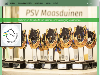 activiteit bestur contact hom laatst lesaanbod maasduin nieuw paardensport veren websit welkom
