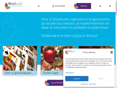 00 023 1 18 19.00 2015 2025 21.00 2165 25 29 6 660 82 aanmeld aanvoel accepter acedigital activiteit af afhank all allerlei apparaatinformatie ban basis begon beheerder beinvloed bekend bent bepaald bereid best betaald bied bijna blij bov bracht breng buffet burendag buurt buurthuis buurtinitiatiev c chill color communicatie contact cookie cookies creativiteit dag del denk deur dik disclaimer ditismijnmaatvast diver doe donderdag donker dorpshuis dorpshuiz draai drink durf echt een eerst eig elk elkar en/of eten feest fijn flex functies ga gan gebruik gebruikerservar gedacht gegeven geled geluk gemeent gerust geur gev gewon gezell gezelschapsspel gezicht goud graf grootst haarlemmermer hartverwarm help hom hoofddorp hoogt huisart id iederen inhoud initiatief instemm international intrek inwoner jaarlijk jar jc jongerencentra jongerencentrum jou joyc kattegat kaw kent ker kinder kinderactiviteit kinderdisco klein kom komt krabbescheerstrat kracht krachtig kruiswijk kwam laagdrempel laatst lang les leuk leukst lev liet lijnd linkedin lisserbroek locaties login maakt maand maatvast manag markt maxin medewerker meest meld mens mix mog mogelijk moment muzikal navigation negatief niel nieuw nieuw-vennep nieuwsflit nieuwsoverzicht noem nooit onbetal ondernem ontdek ontmoet ontmoetingscentrum ontstan ontzet onverwacht onvoorspel onz open oproep option organisatie organiser pad partner passend per plek plezier policy prijsj privacy raadpleg ria rijk s sam samenlev samenwerk samenzijn sann september simpel sit slan smakelijk sociaal social som speelt stap stem stemm stuk surfgedrag t taart talentontwikkel technologieen thuis tijden toestemm toeval toggl trapt true tuin twed twintig uiteind uitmak uniek uur vakantie vanuit veelzijd vennep verbind verder verdien verhal verklar verrast verschill verspreid vertrouwensperson verwelkom verwerk vierd vijf vind vluchthav vol voorneveld vrag vriendschap vrijdag vrijwilliger war we websit weiger wek wet wij wijkcentra wijkcentrum wild 