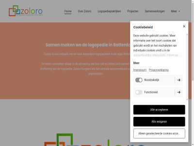 aangeslot aanpass aanspreekpunt accepter all allen categorieen central cookie cookie-instell cookiebeleid cookies e e-mail eerstelijn elkar footer functionel fungeert gebruikt geselecteerd het hom impressum individuel informatie inschakel instell kunt led link logopedie logopediepraktijk logopedisch logopedist mail mak monodisciplinair netwerk noodzak organisaties paramedisch privacyverklar profiler project regio respectiev rijnmond rotterdam rotterdam-rijnmond sam samenwerk samenwerkingsverband soort sterk uitvoer vak versterk via vindt we websit weiger zet zoloro zorg