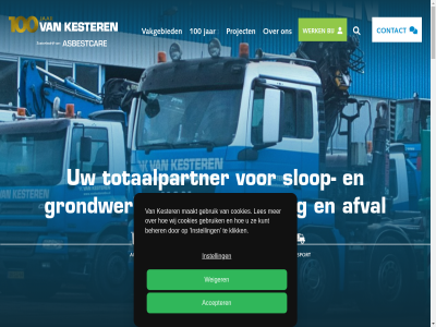 024 07.00 08.00 100 16 16.30 17.00 397 54 6562 accepter adres afval ambachtsweg asbest av beher bestrat btw contact cookies cookieverklar gebruik groesbek grondwerk info@vankesterenbv.nl instell jar kester klik kunt kvk les maakt maandag onz openingstijd privacyverklar project riool slop t/m totaalpartner uur vakgebied volg vrijdag weiger werk wij wka zaterdag