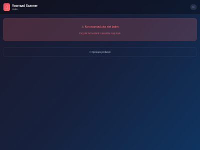 0 bestand dezelfd lad map opnieuw prober scanner stat voorraad.xlsx voorrad zorg