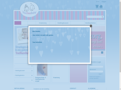 1 2011 29 95 aanmak account algemen annuler baby bestell betaalgemak betaalverzoek bezorgen/afhalen contact design email gebruiker hom info@youseebaby.nl inlogg kamer koophandel kraamzorg login ontwerpstek s see verget via voedingsbeha voedingskuss voorwaard wachtwoord website/dienstverlening winkelmandj you youseebaby zwangerschap