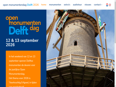 12 13 2026 audiotour bekend bezig contact deelnem delft deur editie erfgoed exposities extra geniet hom jaarlijk kantoor@openmonumentendagdelft.nl komend kunt moment monument monumentendag muziek nieuw onzeker open programma rondleid s september thema tijd veerkracht vind vindt voorbereid we websit weekend zodra