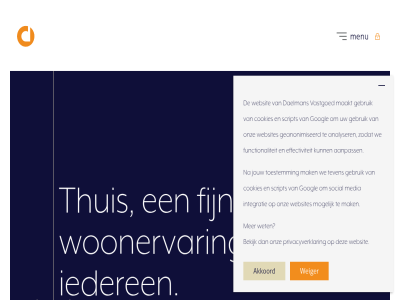 043 350 3580 6211 83 a aankop aanpass af akkoord analyser av bekijk boschstrat bov contactpagina cookies daelman effectiviteit fijn functionaliteit geanonimiseerd gebruik googl hofmeester hom homepag hur huurdersportal iederen info@daelmans.nl integratie jouw lekker les lev maakt maastricht mak media menu mogelijk onz open privacy privacyverklar rijswijk rondt script social terug teven thuis toestemm vastgoed we websit websites weiger wet woonervar zodat zorgelos