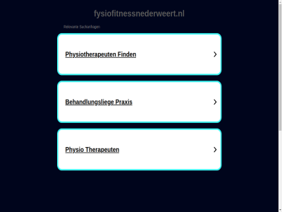 auf automatisiert bereitgestellt beziehung das dies dieser domain domain-inhaber dritter dynamisch erwerb fysiofitnessnederweert.nl generiert inhaber kauf keiner komm konn mit nutzt oder parking policy privacy programm sedo seit sie steh und vom von webseit werbeanzeig wurd