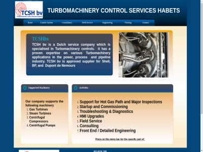 295 31.620.195.502 5900 a activities ag and application approved bar box bp bv centrifugal commission company compressor consult consultancy contact control detailed diagnostic dupont dutch end enginer expertis field follow for front gas habet has hmi hom hot industry info@tcsh-eur.com inspection interest it machinery major menu nemour netherland on our part path pipelin po power pres proces prov pump servic services shell specialised specific startup steam supplier support supported system tcsh tcshbv tel the training troubleshot turbines turbomachinery upgrades various venray which