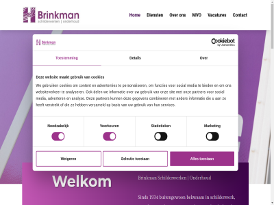 0 1 1934 2 2022 3 9 advertenties adverter analys analyser appart basis bekwam bied brinkman buitengewon combiner contact content cookies del detail dienst functies ga gebruik gegeven hom informatie les maakt market media mvo noodzak onderhoud onz partner personaliser schilderwerk selectie services sind sit social statistiek toestan toestemm toestemmingsselectie toonaangev totaalonderhoud vacatures vanaf verstrekt verzameld voorkeur we websit websiteverker weiger welkom