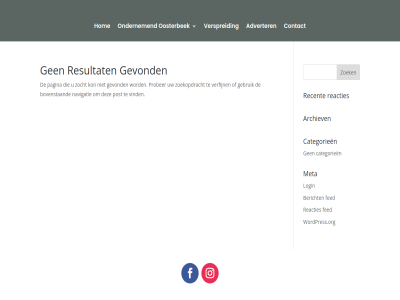 404 adverter archiev beleeft bericht bovenstaand categorieen contact fed gebruik gevond hom login meta navigatie ondernem oosterbek pagina post prober reacties recent resultat verfijn verspreid vind wordpress.org zocht zoekopdracht