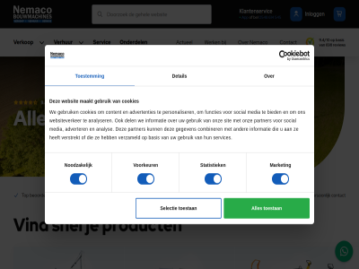 /10 0 0548 1 14 4 5 545 614 698 8 9.4 actueel advertenties adverter analys analyser app basis bel beoordeeld bied bouwmachines bouwmaterieel bouwplat combiner contact content cookies del detail direct ed functies gebruik gegeven geleverd informatie inlogg klantenservic lever maakt machines market media nemaco noodzak onderdel onz partner person personaliser product review selectie servic services sit snel social statistiek toestan toestemm toestemmingsselectie top totaalaanbieder verhur verkop verstrekt verzameld vind voorkeur voorrad we websit websiteverker werk
