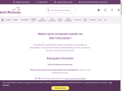 1 10 10120 2 20430 3 30 300 34070 41360 43711 5928 75523 96132 96133 aanbevol aanbod aanmeld accessoires account activiteit algemen analyser antwoord assortiment baard bekijk belangrijk ben bestaand bestat bestell blauw bubbl carnaval chunky colour contact cookies cream diy donker download driehoek e e-mail e-mailadres eerst eig ex exporteur feestartikel fun ga gan gebruik gebruikerservar get gezicht gift glitter gold gram gratis groothandel haarband hal hand help hom hoofddeksel importeur informatie ingesteld inlog inlogscherm instell kleding klik koffiebon krijgt kunt let lever link log logt mail mailadres mak market mellow mint ml motief netherland netto nieuw nl official onz opnieuw oud party partyxplosion plaatst populair pressed privacy professional pruik pxp registrer richard rod ruim sal schmink sh sierad sjal snor started stonestrat stuk the thema toegestuurd toestan uitgebreid vacatures vampiertand vanaf veilig venlo verander verbeter verget vernieuwd versier vertrouwd vervolgen verzend voorrad voorwaard vrag waarmee wachtwoord we websit welkom wer whit your zakdoek zer zjòn