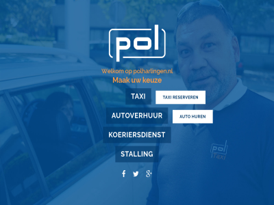 auto autoverhur harling hur keuz koeriersdienst mak pol polharlingen.nl reserver stalling taxi welkom