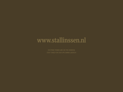 are excit for horizon launch on our stay the thing tuned upcom www.stallinssen.nl