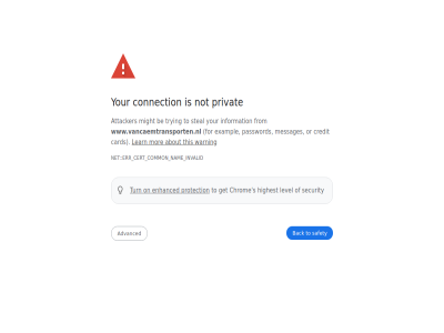 about advanced attacker back be card cert chrom common connection credit enhanced err error exampl for from get highest information invalid learn level messages might mor nam net not on or password privacy privat protection s safety security steal this to trying turn warning www.vancaemtransporten.nl your