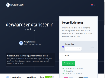2004 2026 2288aa 24 47 6 88910652 aangebod aankoopprijs accepteert advertis allemal assistentie aud b.v bedraagt benodigd bent best betaalmethod betaalt bezit bijkom binn bod breng btw btw-factur cad chf commissie currency czk dewaardsenotarissen.nl dienst direct direct-kop dkk doe domainexpert domein domeineigendom domeinnam doorlooptijd duurt e e-mail eenvoud eigenar enig enkel escrow eur eventueel excl extra factur gat gbp gebeurt gebruik gegeven gehel geinteresseerd geled gemiddeld gratis hieronder hkd hoelang huf hur jpy jullie kop koper kost kunt kvk laatst languag levert loopt mail mak menu minut mogelijk nameshift.com nauw nb nederland nl nl864820458b01 nok nva nzd onlin onz open opties overdracht overdrag overeengekom pln prijs reken rijswijk risico ron sam sek servic sgd sinc slecht snel stan steenplaetsstrat stur transfer uiteraard usd uur veelgesteld veilig verkoper verkrijg via volgend voordat vrag welk werk wij wilt zar zodat zorg