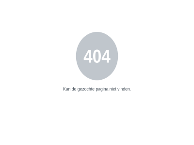 404 gezocht pagina vind